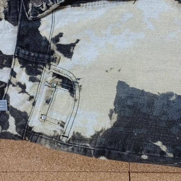 SLICK-BUD FASHIONS JEANS a 10p in a beautiful white washed design one of a kind - Picture 3 of 9